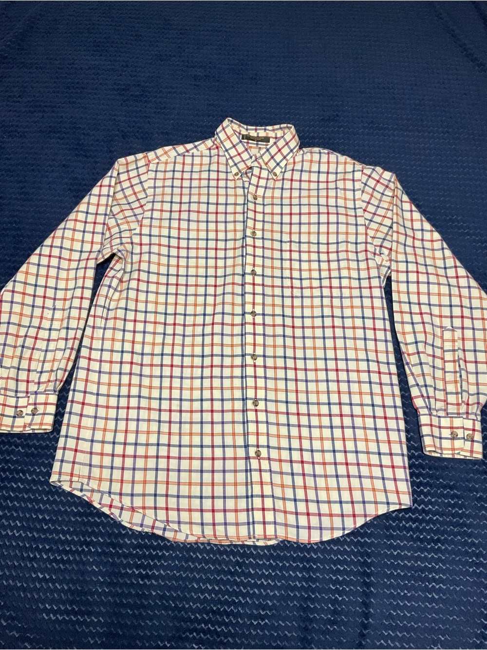 Orvis Charles F. Orvis Signature Collection Plaid Cotton/Wool Men’s Shirt. Med.